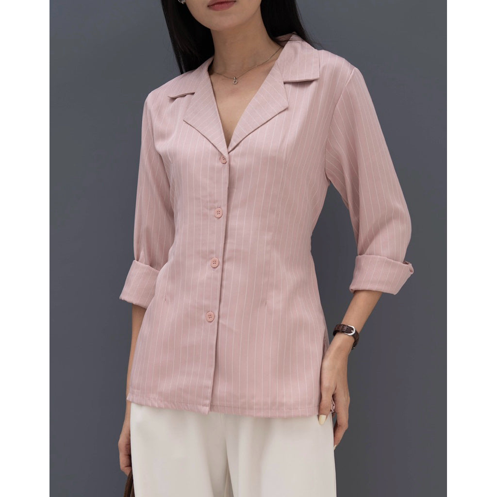 IWEARGRACIE - Morgan Strip fitted Shirt