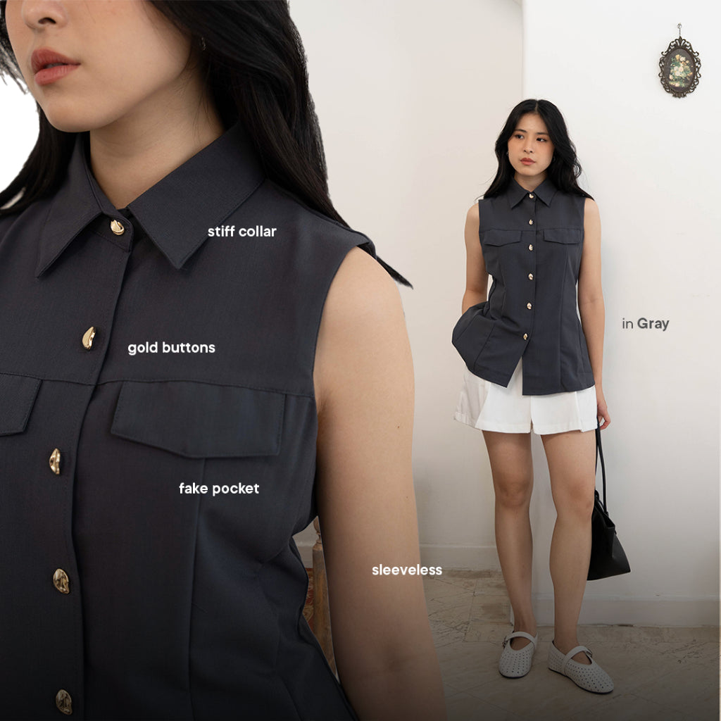 IWEARGRACIE - Gina Sleeveless Top