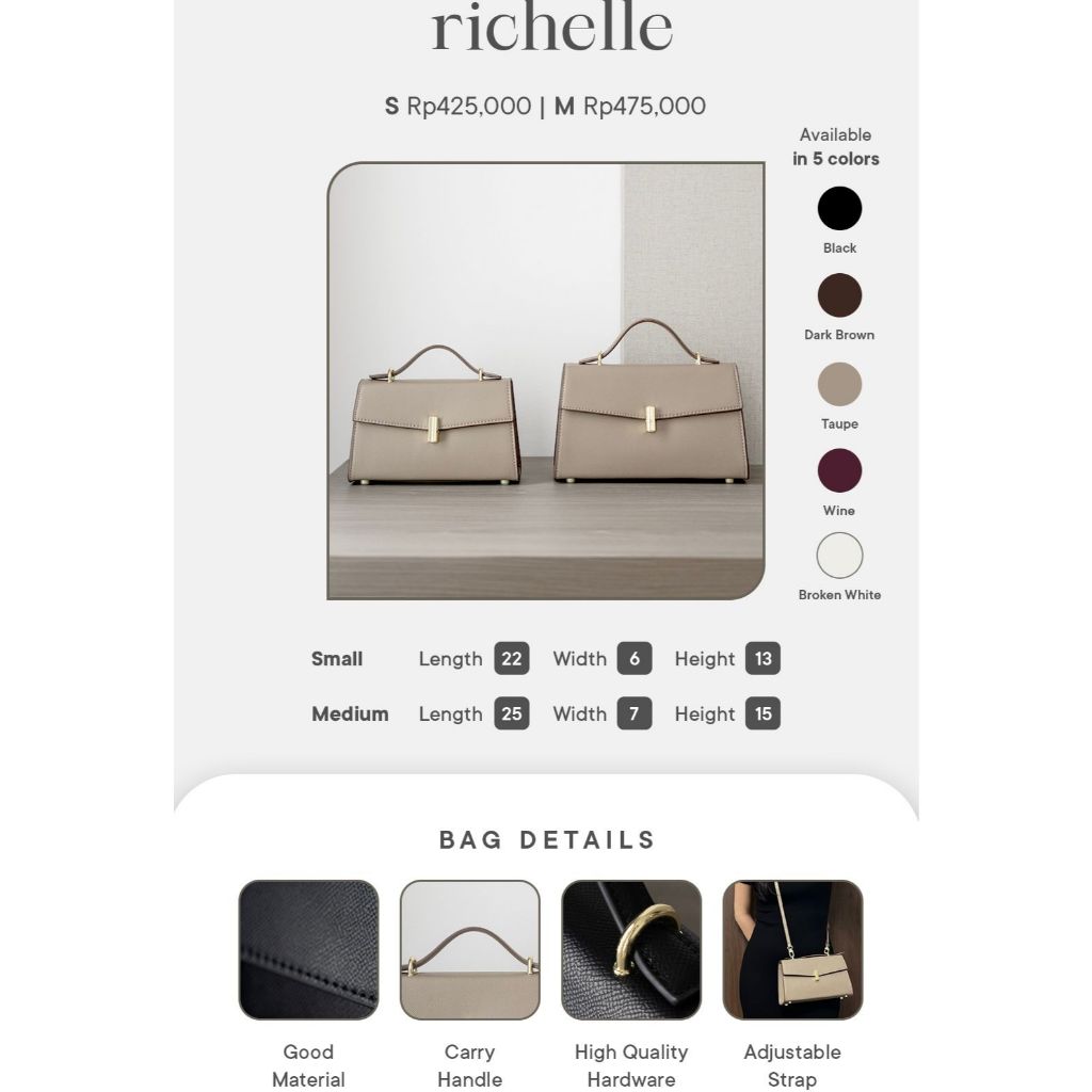 GRACIE - Richelle Bag