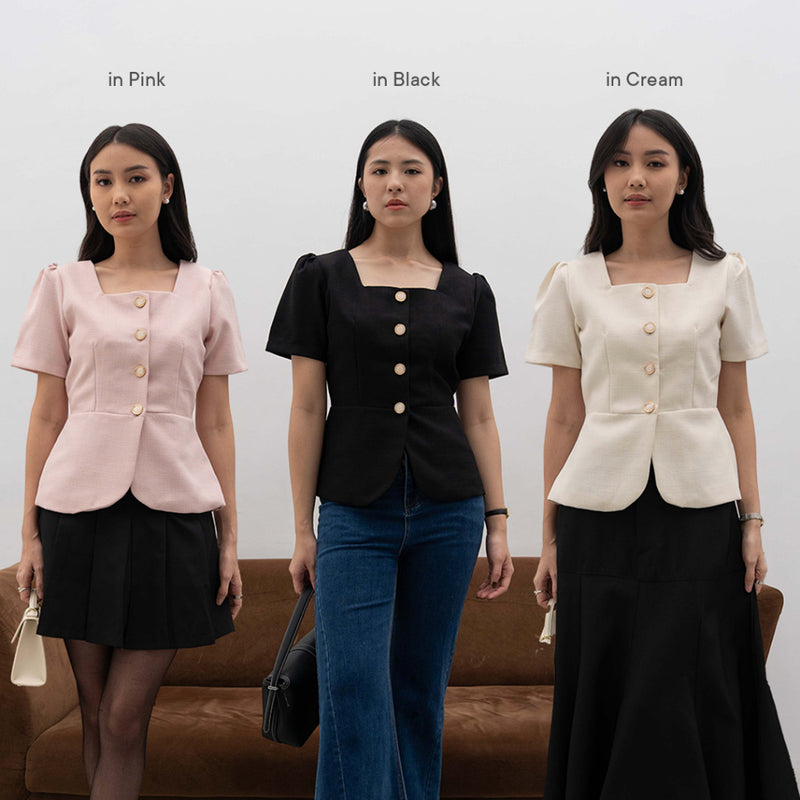 IWEARGRACIE - Elodie Tweed Top
