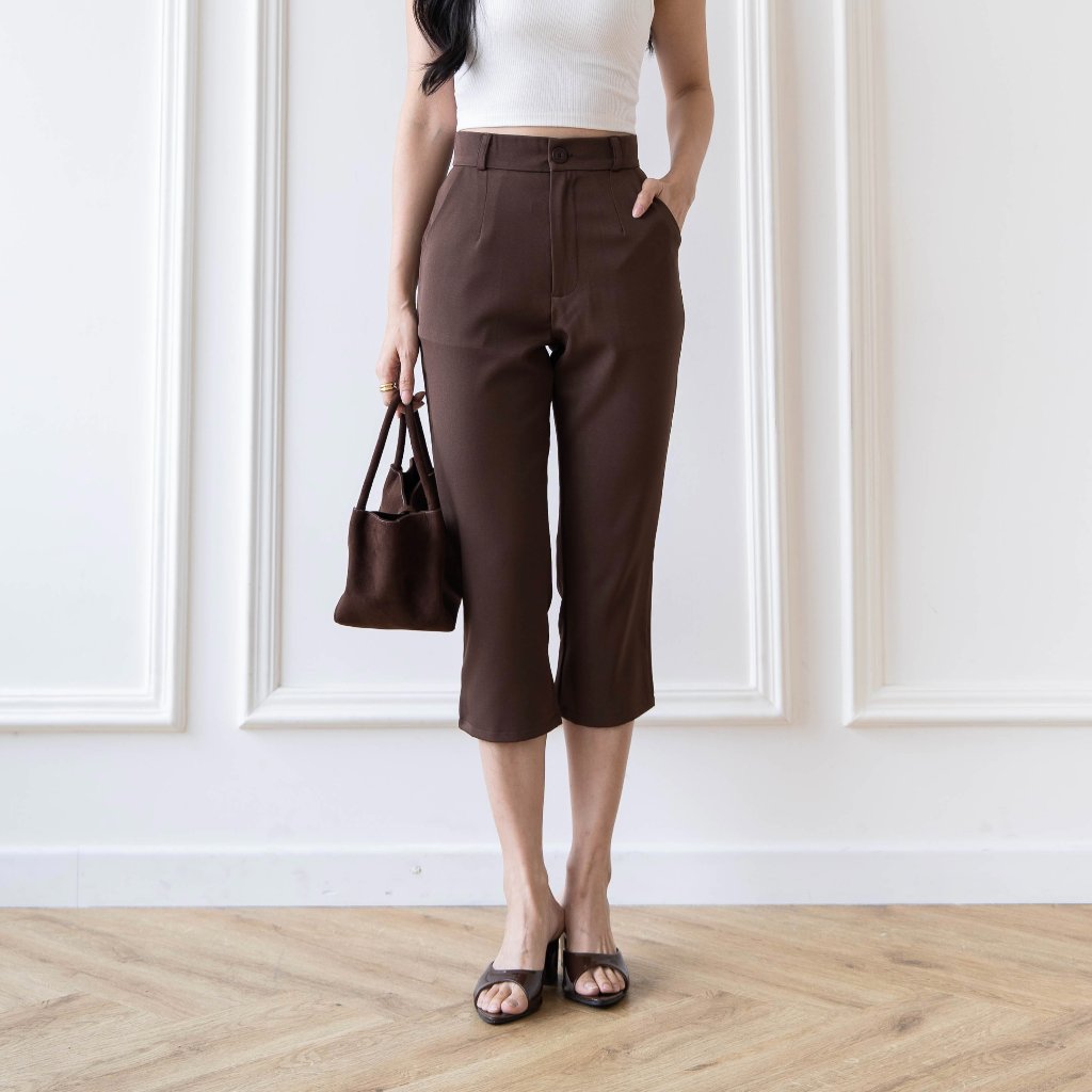 IWEARGRACIE - Estelle Capri Pants / Celana Casual Wanita / 3/4 Pants