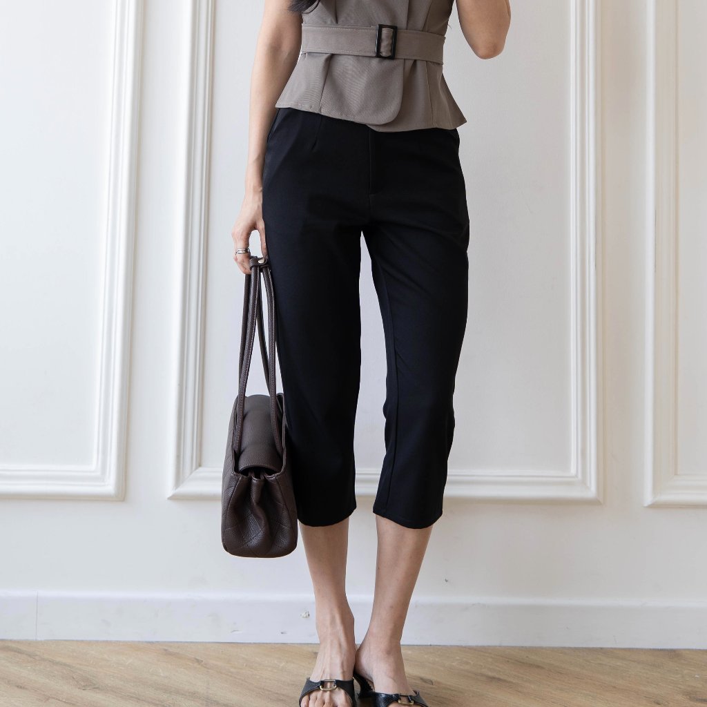 IWEARGRACIE - Estelle Capri Pants / Celana Casual Wanita / 3/4 Pants