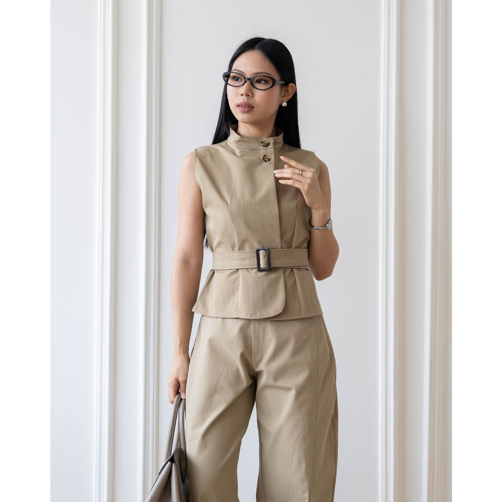 IWEARGRACIE - Aveline Top / Atasan Sleeveless / Atasan Baju Kekinian Wanita