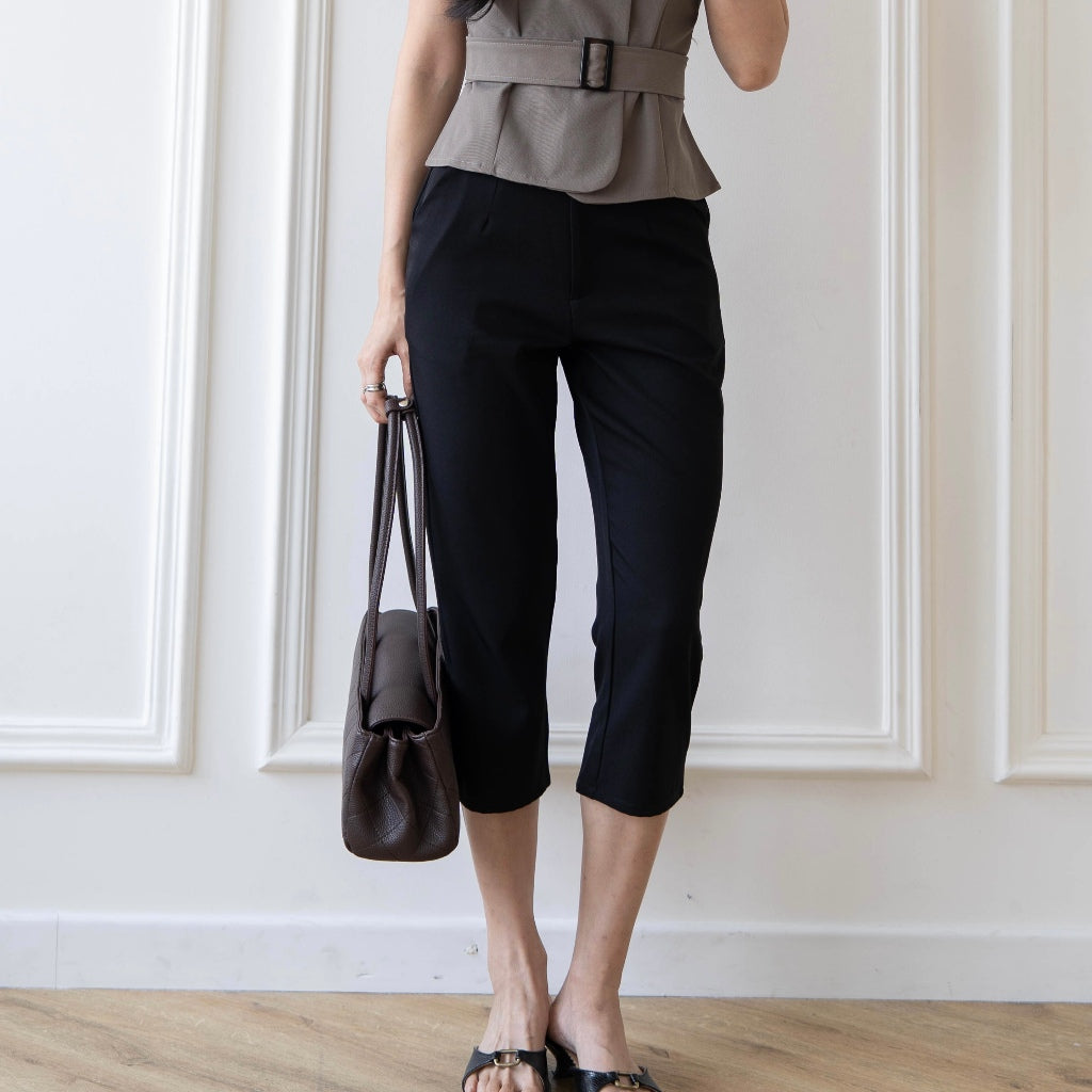 IWEARGRACIE - Estelle Capri Pants / Celana Casual Wanita / 3/4 Pants