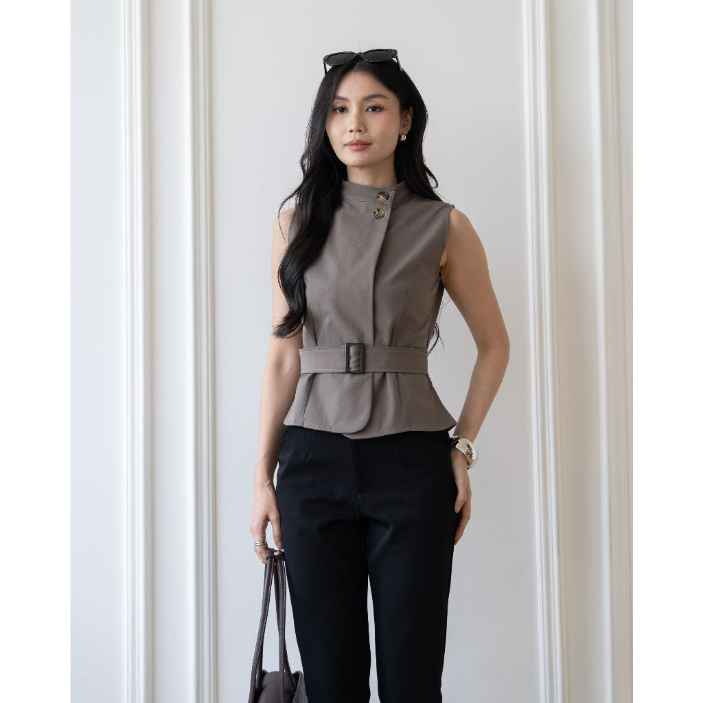 IWEARGRACIE - Aveline Top / Atasan Sleeveless / Atasan Baju Kekinian Wanita
