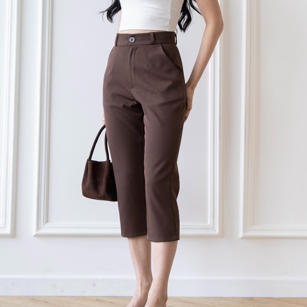 IWEARGRACIE - Estelle Capri Pants / Celana Casual Wanita / 3/4 Pants