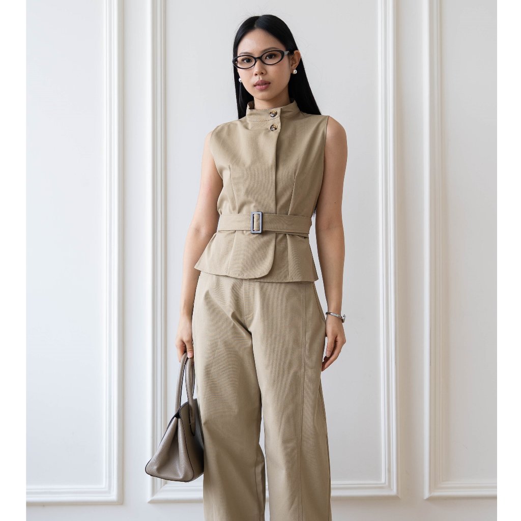 IWEARGRACIE - Aveline Top / Atasan Sleeveless / Atasan Baju Kekinian Wanita