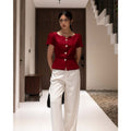 Maroon Top